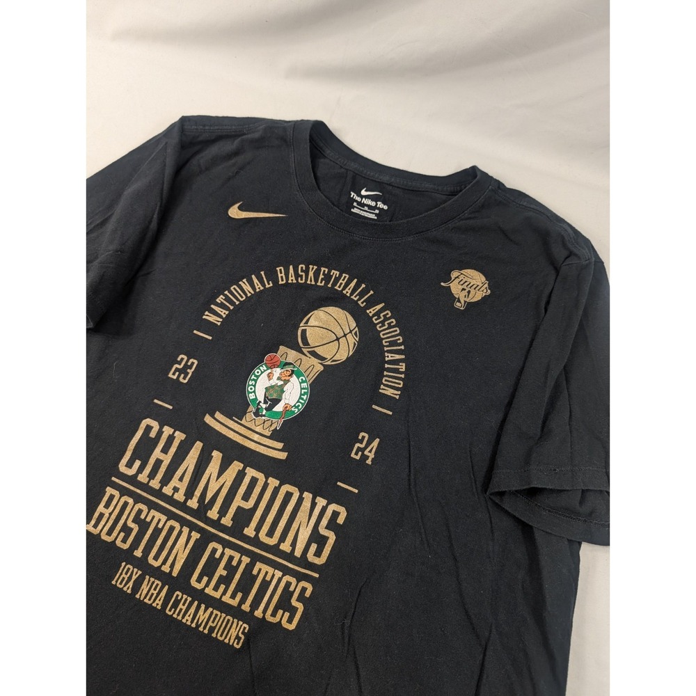 Boston Celtics 2024 NBA Champions Nike Official Locker Room T-Shirt; Men's XL